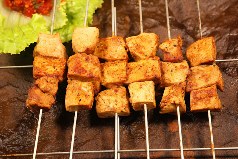 烧烤烤串撸串肉类食品健康蔬菜美食,高清,摄影图,摄影图片,图片大全,摄影图免费下载